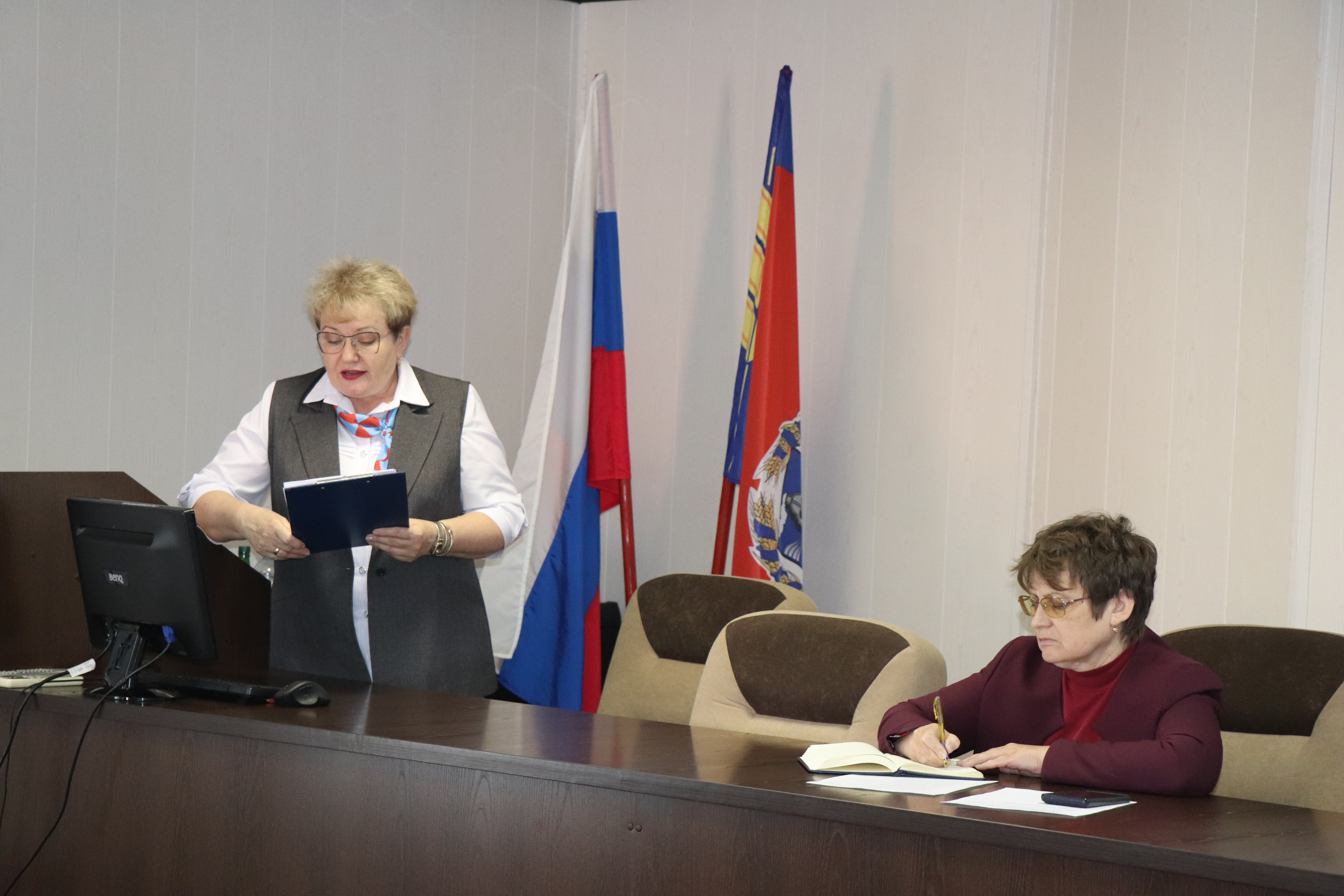 Зсаседание Координационного комитета содействия занятости населения Поспелихинского района.